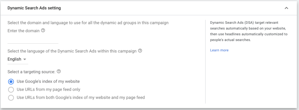 dinamik arama reklamlarını değerlendirin
